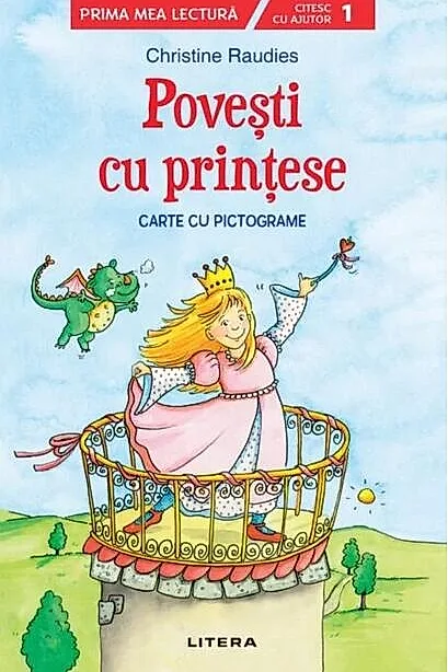 Povești cu prințese. Carte cu pictograme. Citesc cu ajutor (Nivelul 1)