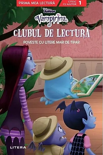 Disney Junior. Vampirina. Clubul de lectură. Poveste cu litere mari de tipar