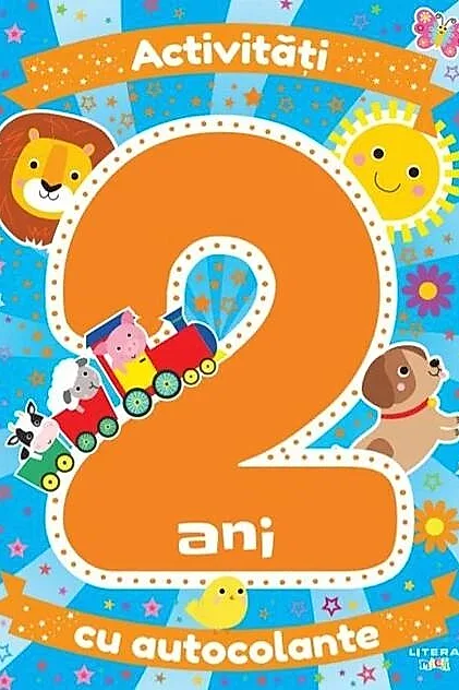 Activități cu autocolante la 2 ani