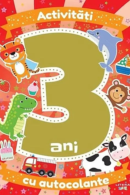 Activități cu autocolante la 3 ani