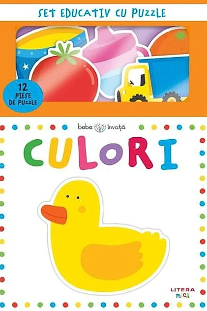 Bebe învaţă. Culori. Set educativ cu puzzle