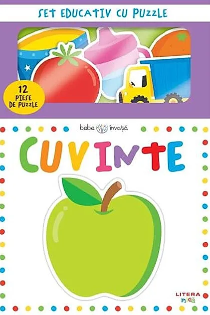 Bebe învaţă. Cuvinte. Set educativ cu puzzle