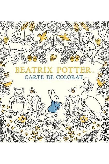 Beatrix Potter - Carte de colorat