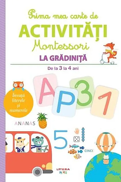 La grădiniță de la 3 la 4 ani