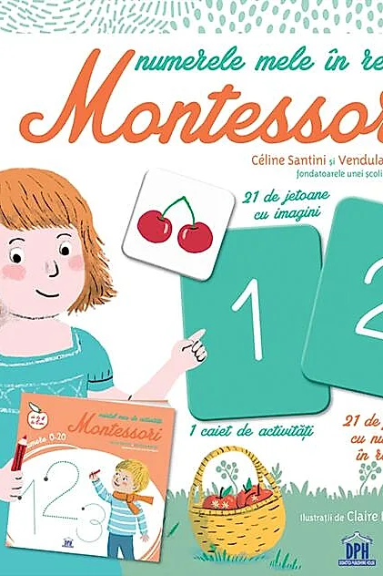 Numerele mele in relief Montessori