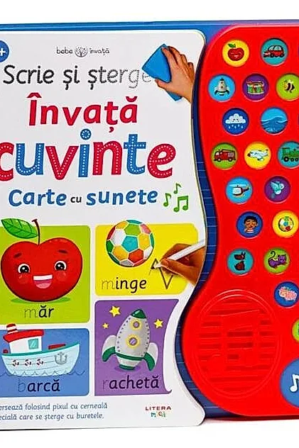 Scrie și șterge - Învață cuvinte