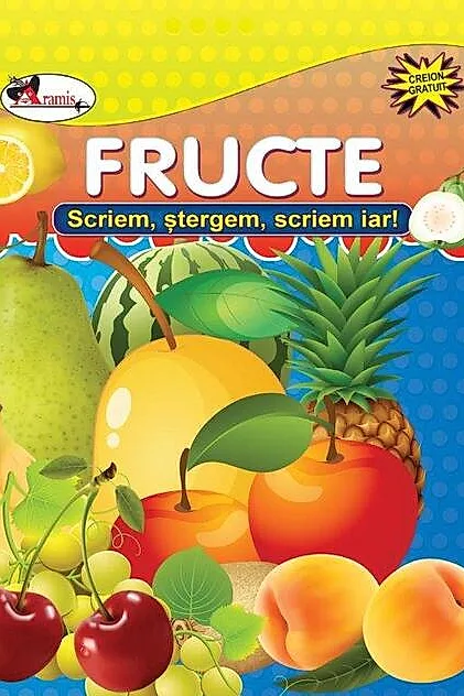 Scriem, ștergem, scriem iar! Fructe (nou!)