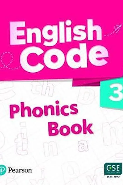 English Code 3. Phonics Book with Audio & Video QR Code