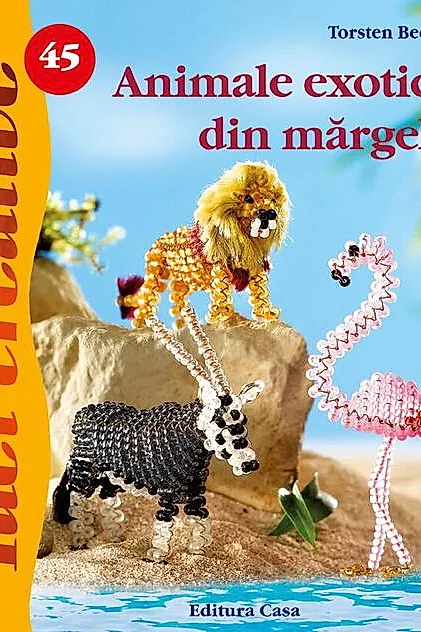 Animale exotice din mărgele. Idei creative 45