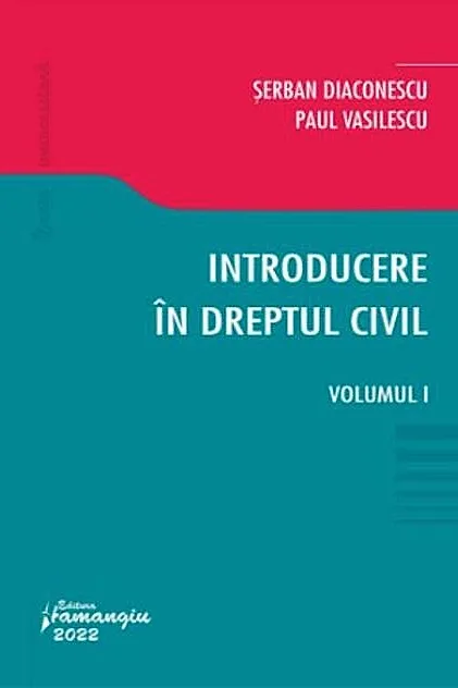Introducere în dreptul civil (Vol. 1)