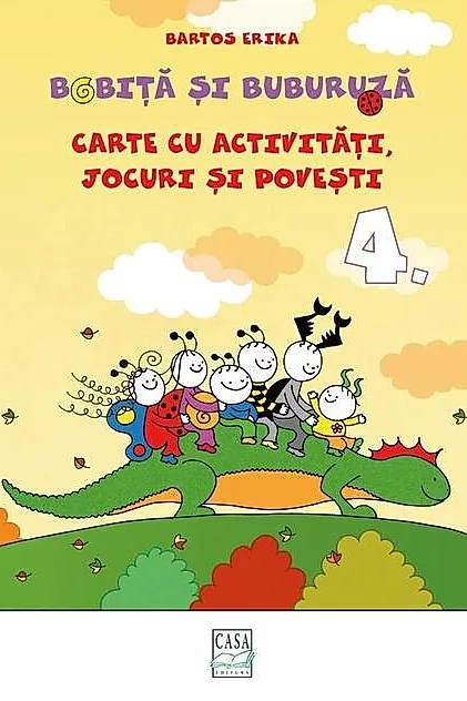 Bobiță și Buburuză - Carte cu activități, jocuri și povești nr. 4