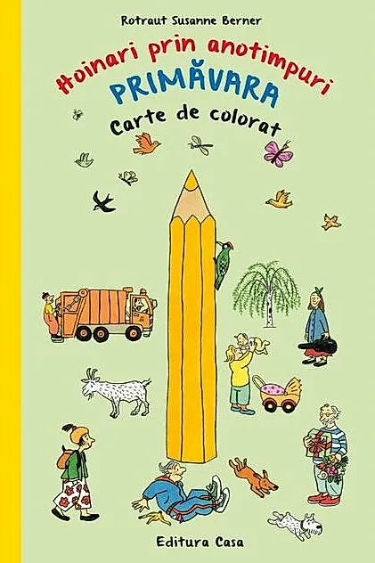 Carte de colorat - Hoinari prin anotimpuri. Primăvara