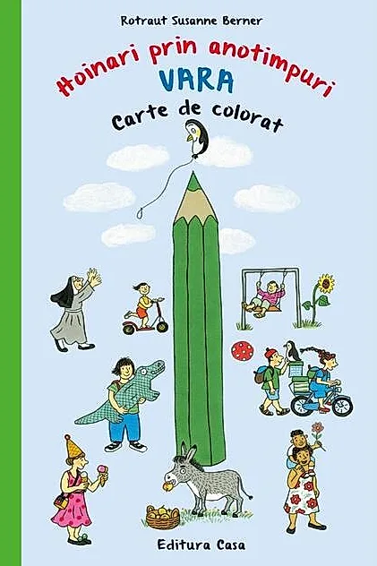 Carte de colorat - Hoinari prin anotimpuri. Vara