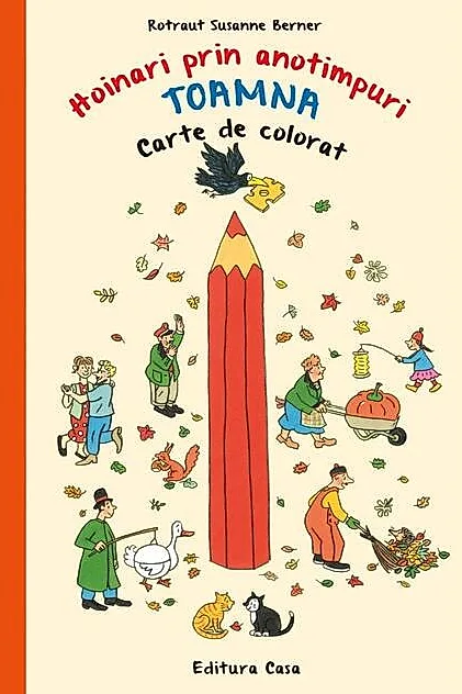 Carte de colorat - Hoinari prin anotimpuri. Toamna