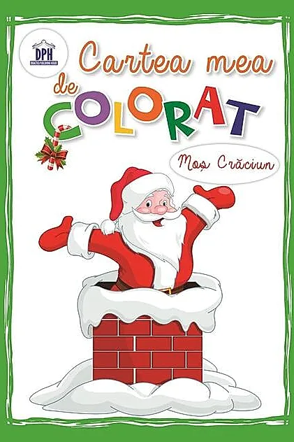 Cartea mea de colorat Moș Crăciun
