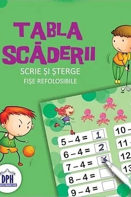 Tabla scăderii cu carioca