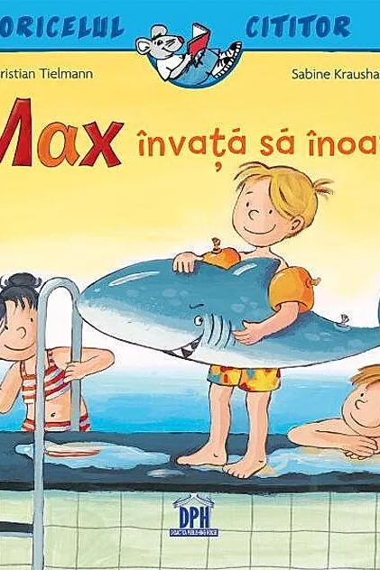Max învață să înoate