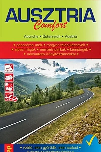 Hartă rutieră Austria Comfort
