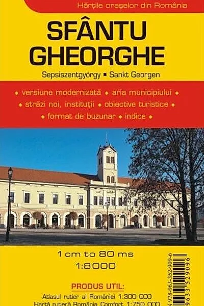 Hartă rutieră Sfântu Gheorghe