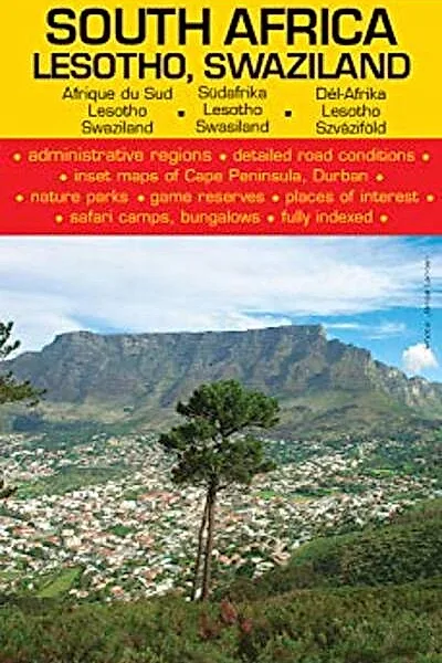 Hartă rutieră Africa de Sud