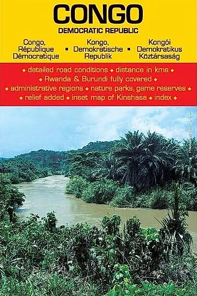 Hartă rutieră Congo