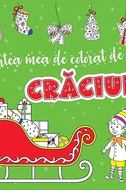 Cartea mea de colorat de Crăciun