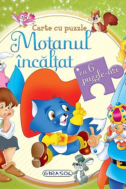 Carte cu puzzle. Motanul încălțat