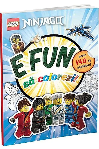E fun să colorezi Ninjago!