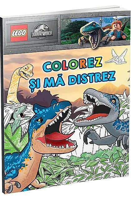 Colorez și mă distrez în Jurassic World!