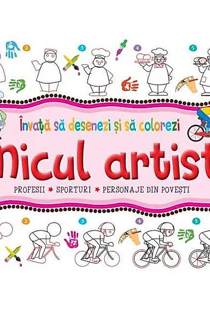 Micul artist - invata sa desenezi - roz