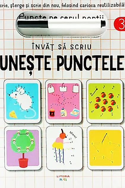 Învăț să scriu: Unește punctele