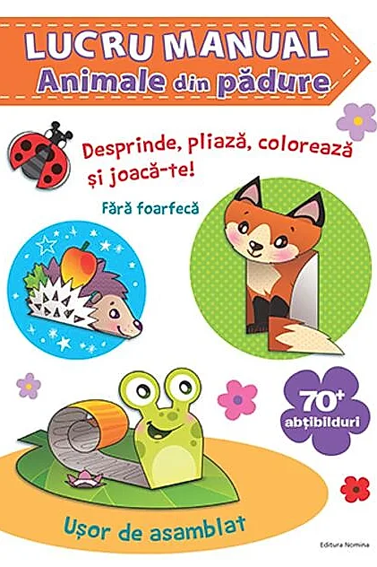 Lucru manual – animale din pădure