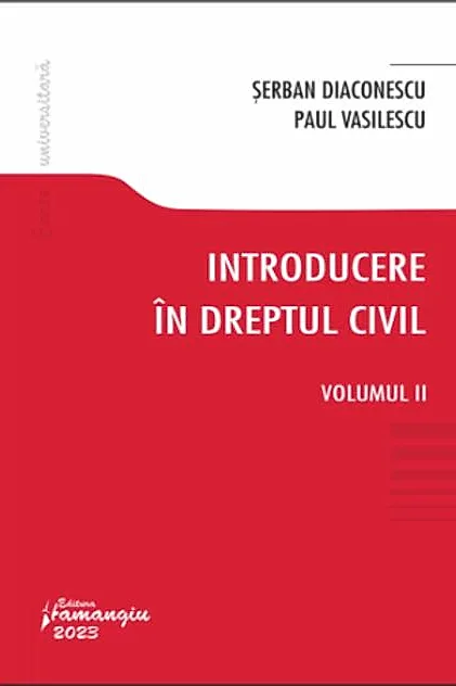 Introducere în dreptul civil (Vol. 2)