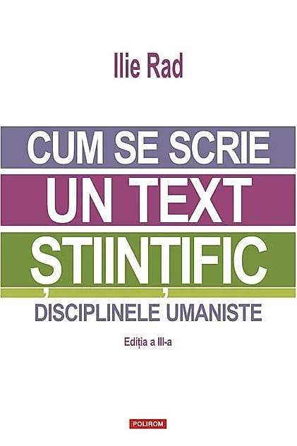 Cum se scrie un text științific