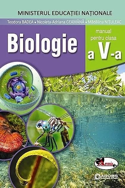 Biologie, manual pentru clasa a V-a