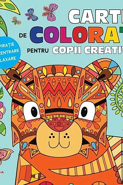 Carte de colorat pentru copii creativi