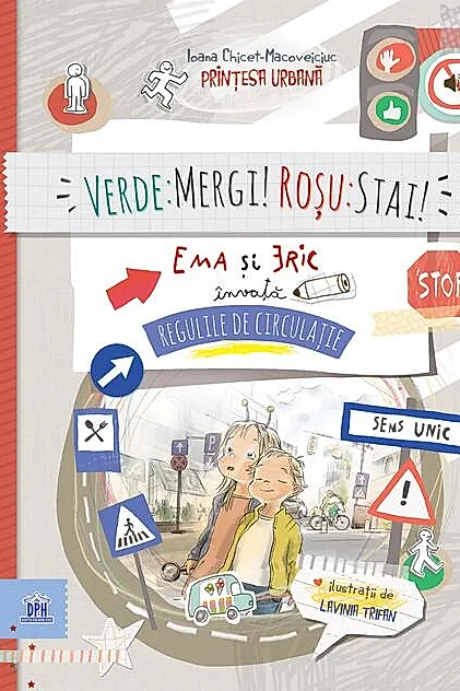 Verde: mergi! Roșu: stai! Ema și Eric învață regulile de circulație
