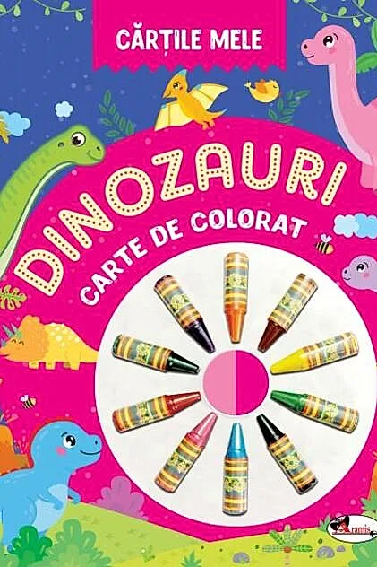Cărțile mele de colorat. Dinozauri