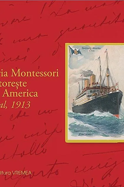 Maria Montessori călătorește spre America
