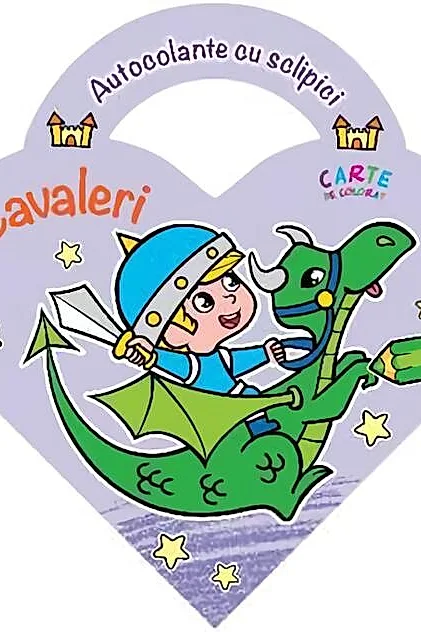 Autocolante cu sclipici - Cavaleri