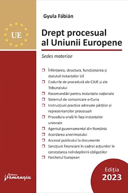 Drept procesual al Uniunii Europene