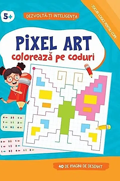 Pixel Art. Colorează pe coduri