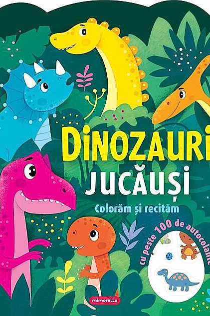 Dinozauri jucăuși - Colorăm și recităm