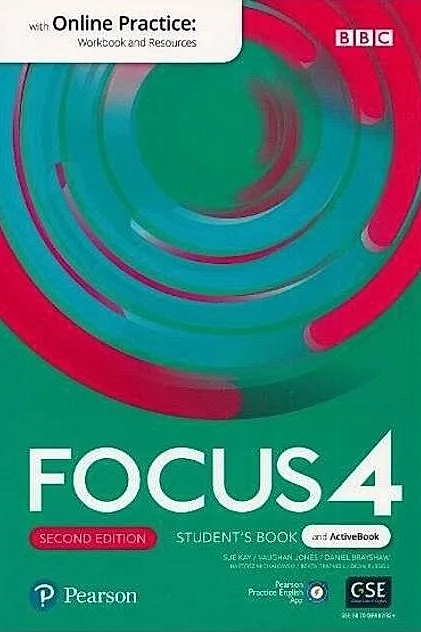 Focus 4 Student's Book and ActiveBook with Online Practice, 2nd edition (B2)