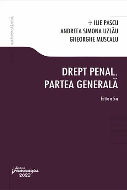 Drept penal. Partea generală