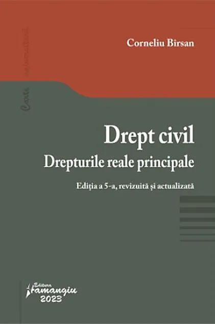 Drept civil. Drepturile reale principale