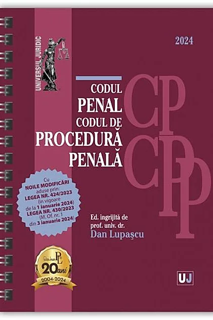 Codul penal și Codul de procedură penală. Ianuarie 2024 - Ediție spiralată