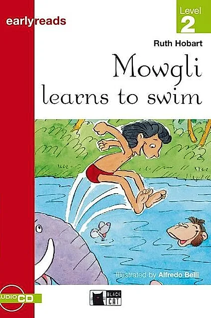 Mowgli learns to swim + CD (Level 2 - Pre-level A1)