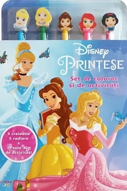 Disney Prințese. Set de colorat și de activități