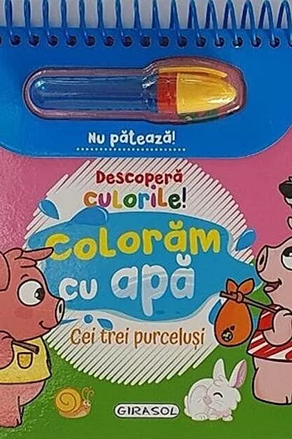 Descoperă culorile! Cei trei purceluși